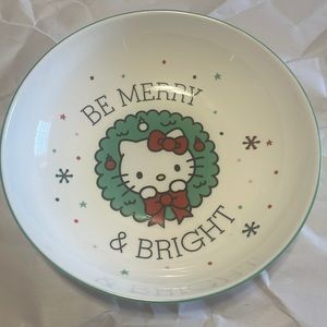 Hello Kitty Christmas Bowls Be Merry & Bright
